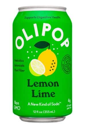 Olipop : Olipop-12oz-2023-Soda-LemonLime-Front