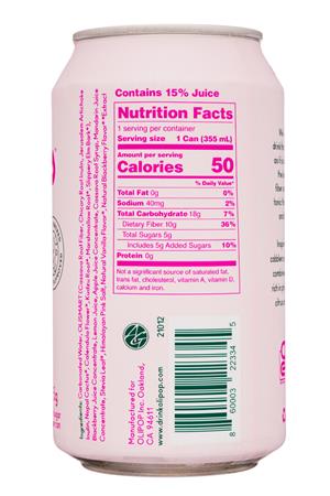 Olipop : Olipop-12oz-2020-SparkleTonic-BlackberryVanilla-Facts
