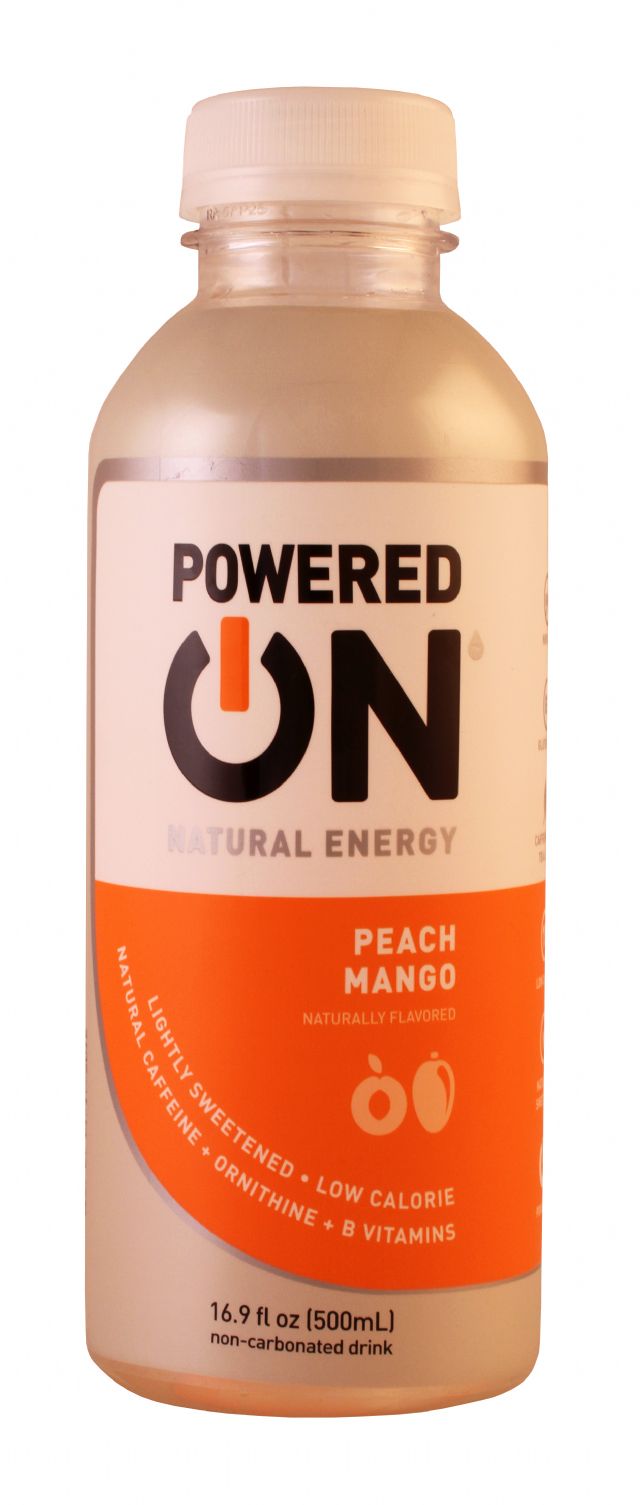 ON Beverages: PoweredON PeachMango Front