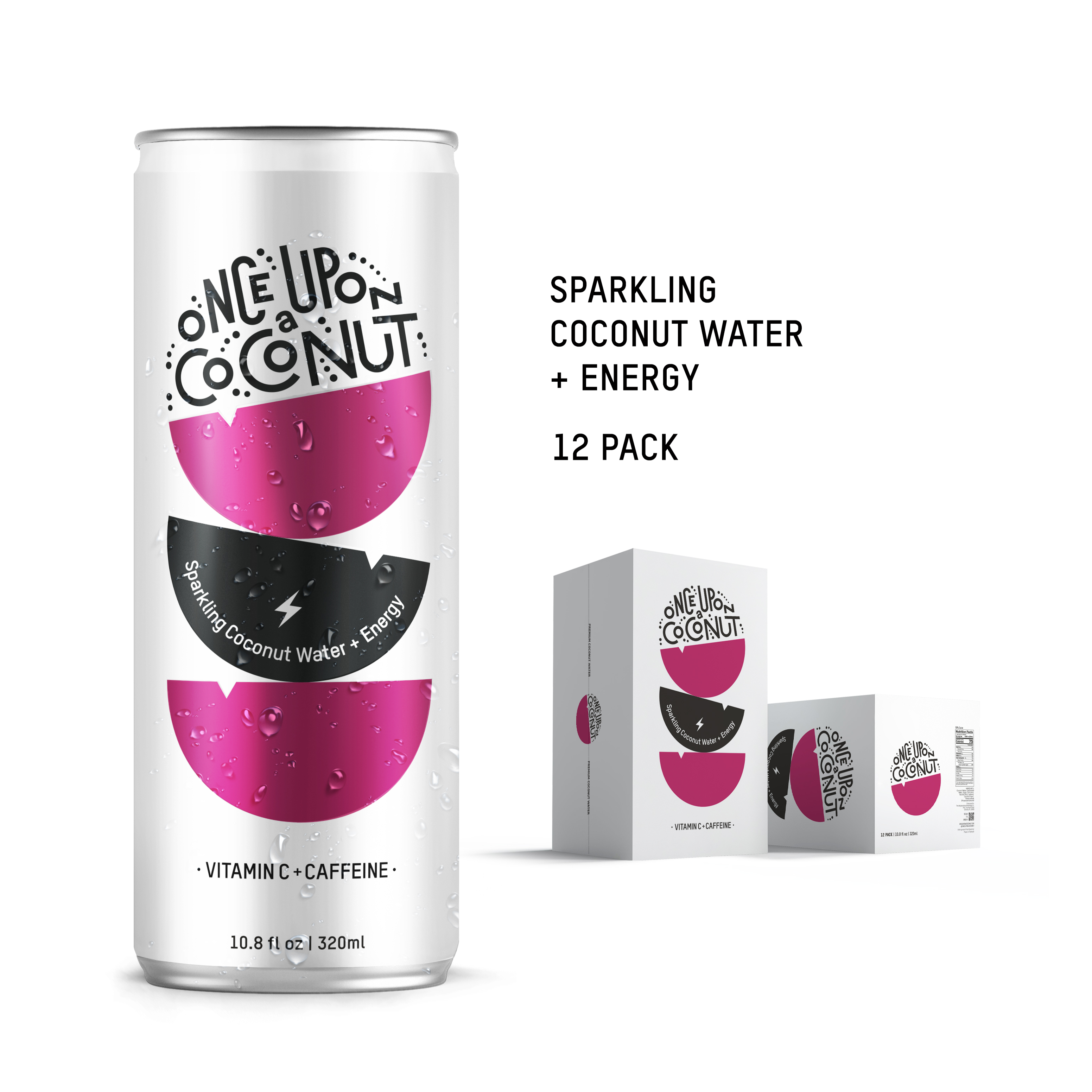 Sparkling Coconut Water with Natural Caffeine