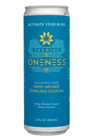 Oneness: Oneness-12oz-2024-HempSparkCocktail-Jasmine-Front
