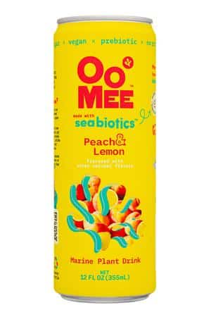 Oo Mee: OoMee-12oz-2024-Seabiotics-PeachLemon-Front