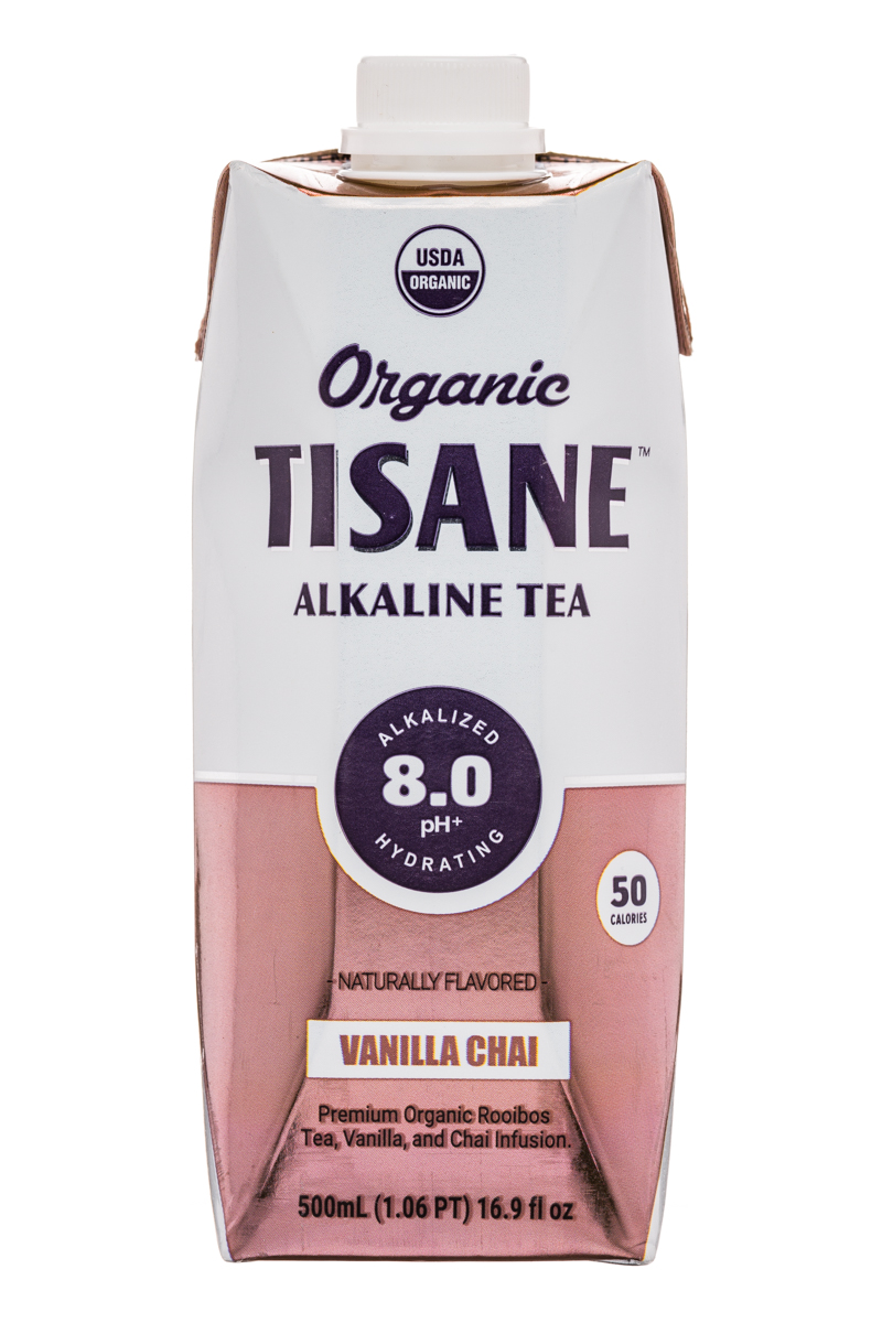 Organic Tisane: Tisane-AlkalineTea-17oz-VanillaChai-Front