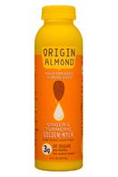 Origin Almond: OriginAlmond-12oz-CPAlmondJuice-GingerTurmericGoldenMylk-Front