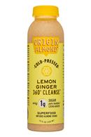 Origin Almond: OriginAlmond-12oz-CPShake-LemonGingerCleanse-Front