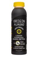 Origin Almond: OriginAlmond-12oz-CPShake-LemonCharcoalDarkDetox-Front