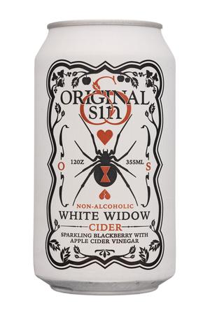 Original Sin Cider: OriginalSin-12oz-2024-Cider-WhiteWidow-Front