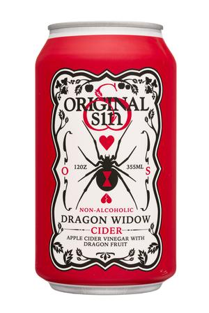 Original Sin Cider: OriginalSin-12oz-2024-Cider-DragonWidow-Front