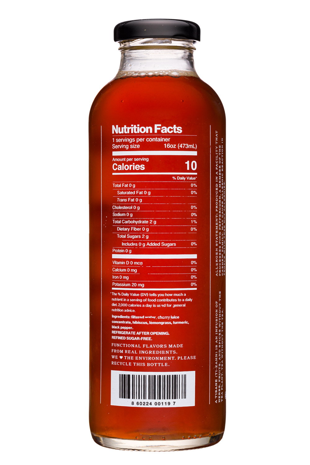 OULI: Ouli-16oz-2020-Tisane-TurmericCherry-Facts
