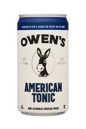 Owen's Craft Mixers: Owens-8oz-2023-NonAlcMix-AmericanTonic-Front