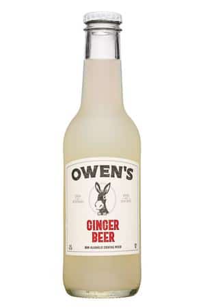 Owen's Craft Mixers: Owens-9oz-2023-NonAlcMixer-GingerBeer-Front