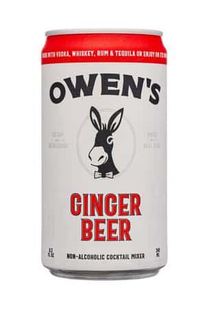 Owen's Craft Mixers: Owens-8oz-2024-GingerBeer-Front