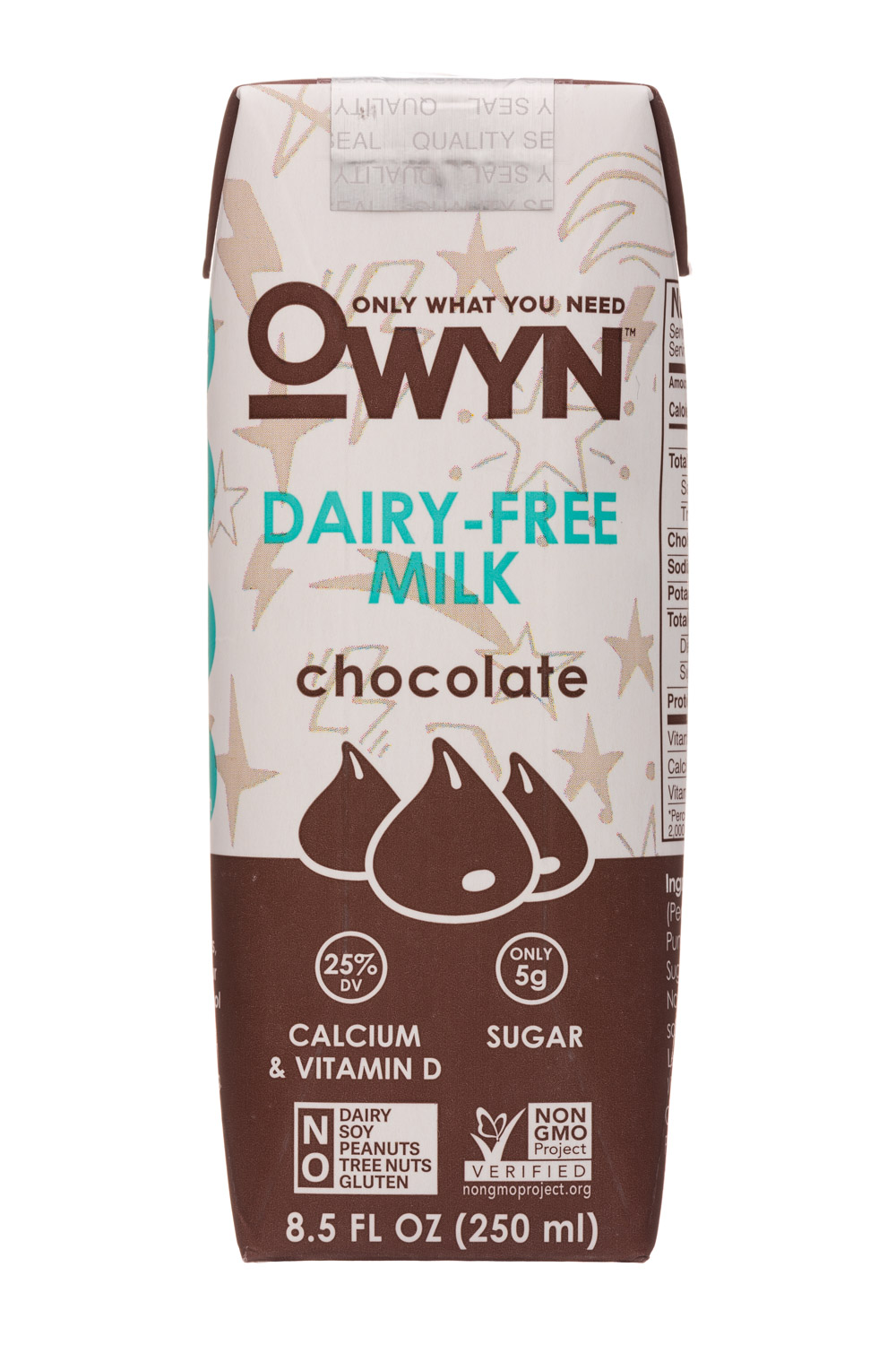 OWYN: Only What You Need: OWYN-9oz-DairyFreeMilk-Choc-Front