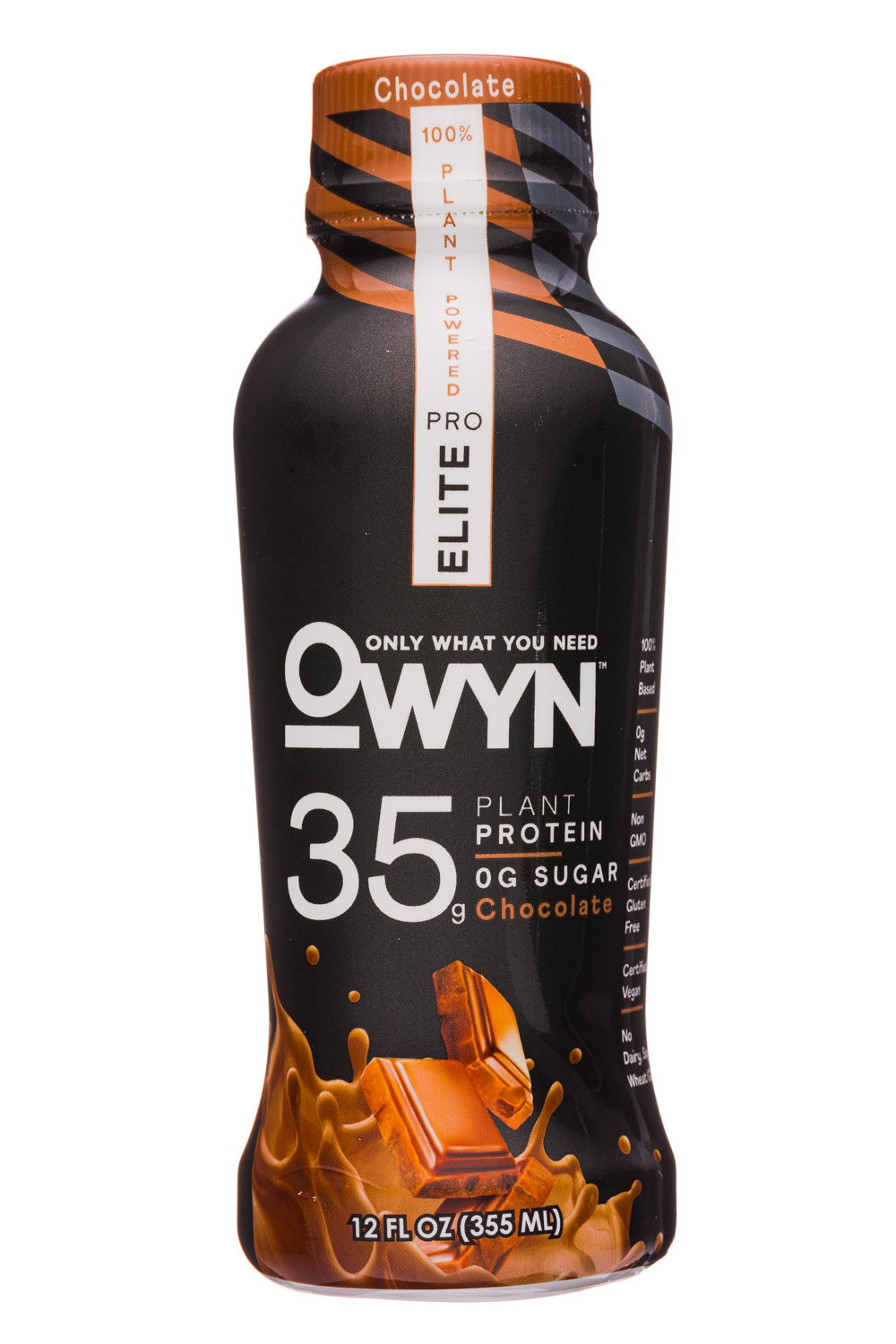 OWYN: Only What You Need: OWYN-12oz-2021-0gSugar-Choc-Front