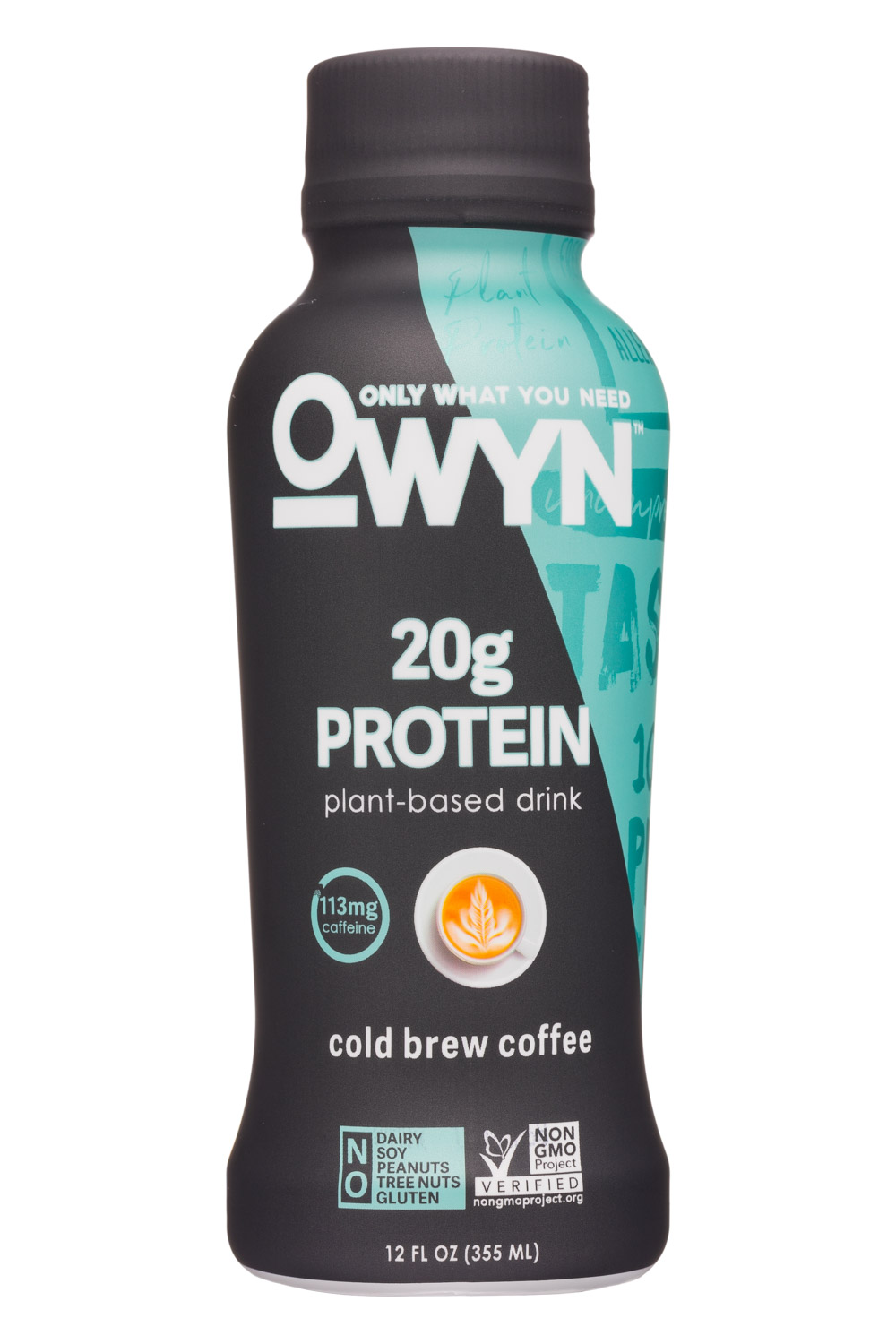 OWYN: Only What You Need: OWYN-12oz-V3-ProteinDrink-ColdBrewCoffee-Front