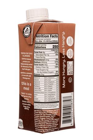 OWYN: Only What You Need: Owyn-11oz-2024-MealReplacementShake-Choc-Facts
