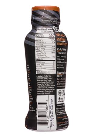 OWYN: Only What You Need: OWYN-12oz-2021-0gSugar-Choc-Facts