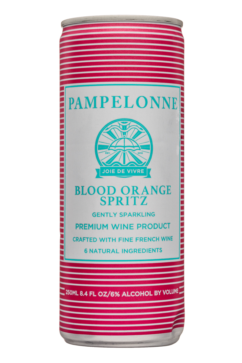 Pampelonne: Pampelonne-8oz-SparklingWine-BloodOrangeSpritz-Front