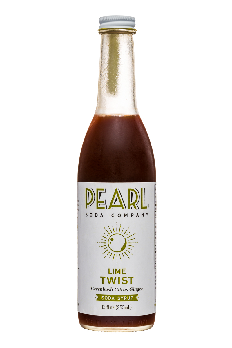 Pearl Soda Company: PearlSodaCo-12oz-LimeTwist-Front