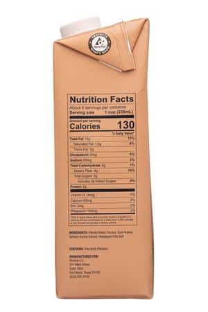 Pecana: Pecana-32oz-2024-Pecanmilk-Unsweet-Facts