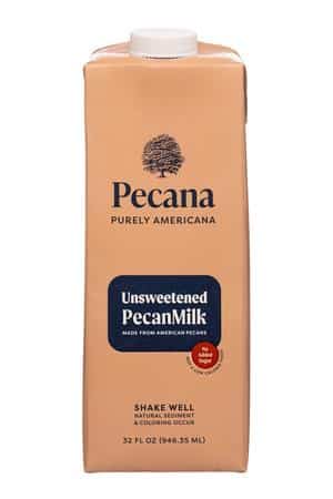 Pecana: Pecana-32oz-2024-Pecanmilk-Unsweet-Front