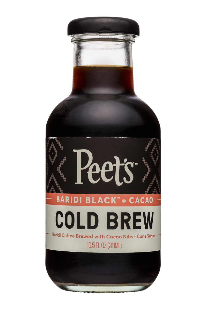 Peet's Coffee: Peets-10oz-ColdBrew-BaridiBlack-Cacao-Front