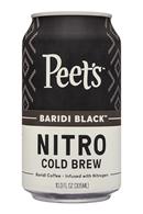 Peet's Coffee: Peets-10ozCan-NitroColdBrew-BaridiBlack-Front