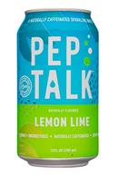 Pep Talk: PepTalk-12oz-CaffeinatedSparkling-LemonLime-Front