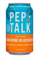 Pep Talk: PepTalk-12oz-CaffeinatedSparkling-TangerineBlack-Front