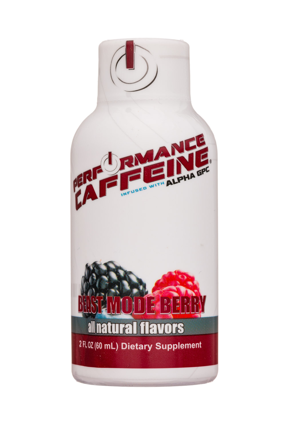 Performance Caffeine: PerformanceCaffeine-2oz-GPC-BeastModeBerry-Front