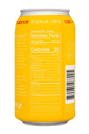 Perfy: Perfy-12oz-2022-Soda-TropicalCitrus-Facts