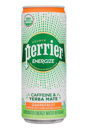 Perrier: Perrier-330ml-2021-Energize-Yerba-Grapefruit-Front