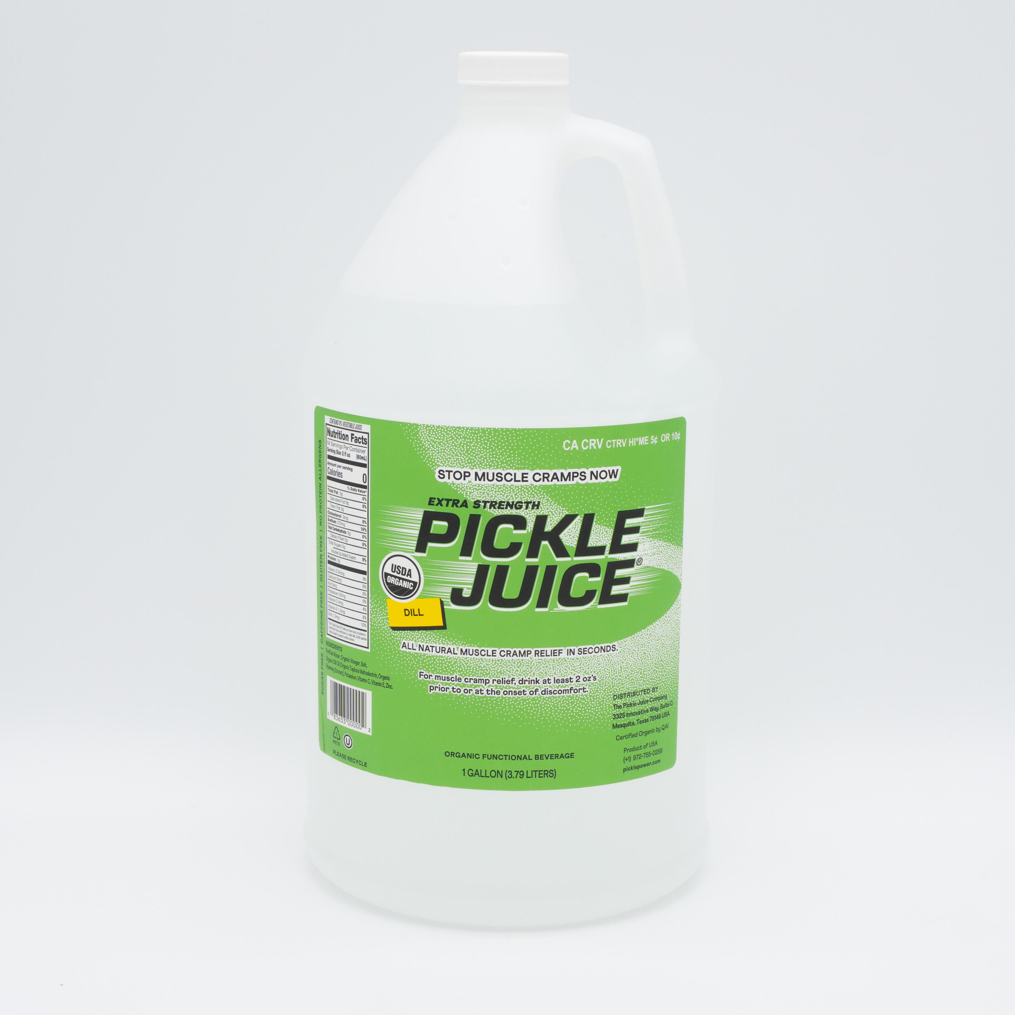 Pickle Juice: Photo of Pickle Juice Extra Strength Dill Organic - 1 g Bottle - Pickle Juice (uploaded by company)