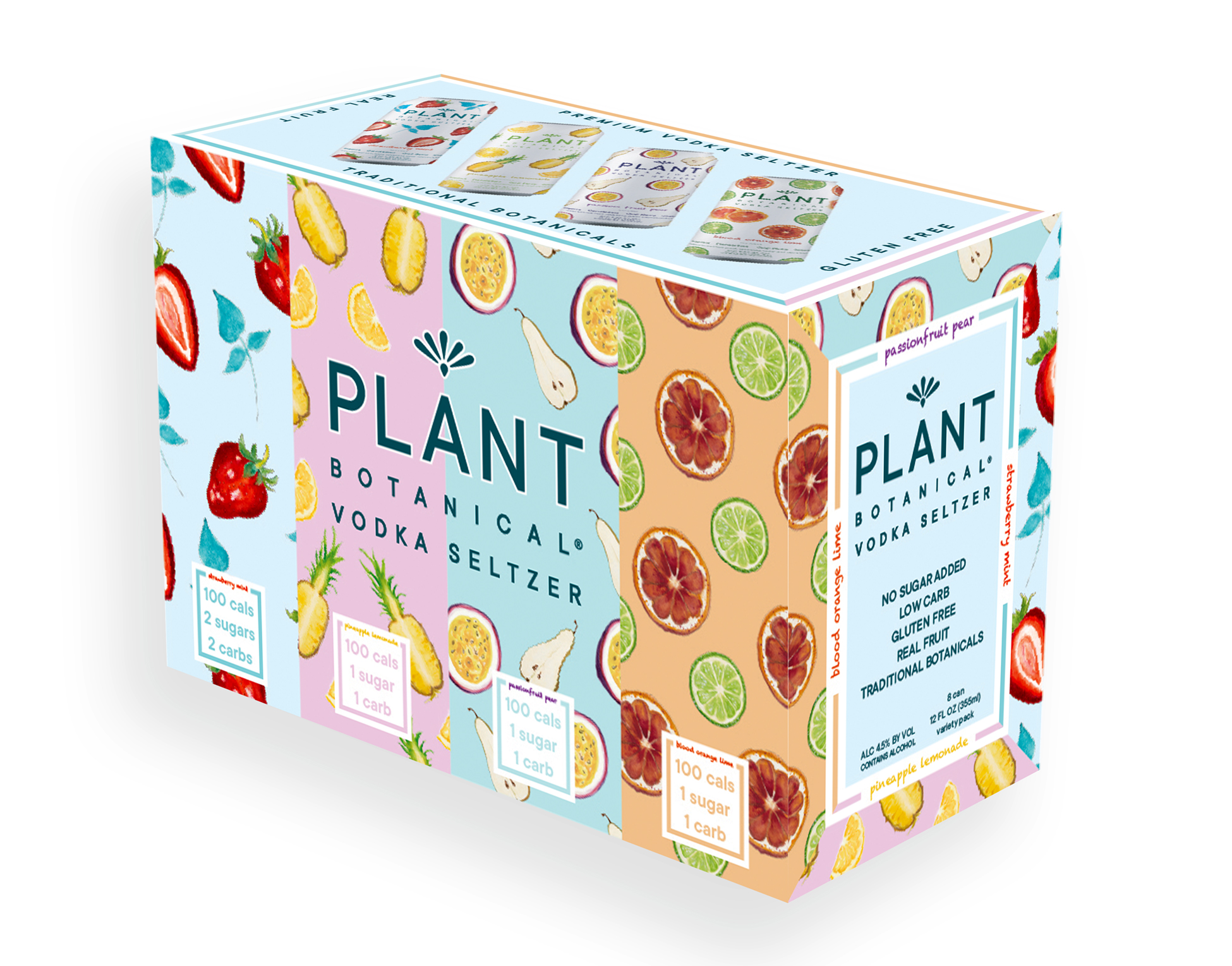Plant Botanical Vodka Seltzer: Photo of Plant Botanical Variety 8 pack - Plant Botanical Vodka Seltzer (uploaded by company)