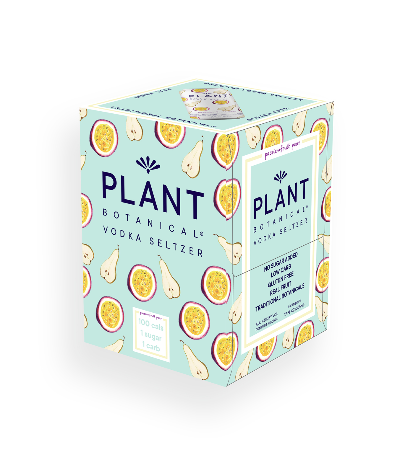 Plant Botanical Vodka Seltzer: Photo of Passion Fruit Pear - Plant Botanical Vodka Seltzer (uploaded by company)
