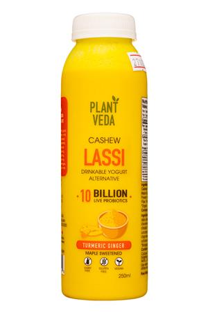 Plant Veda: PlantVeda-250ml-2022-CashewLassi-TurmericGinger-Front