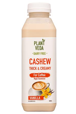 Plant Veda: PlantVeda-500ml-2022-CashewCreamer-Vanilla-Front