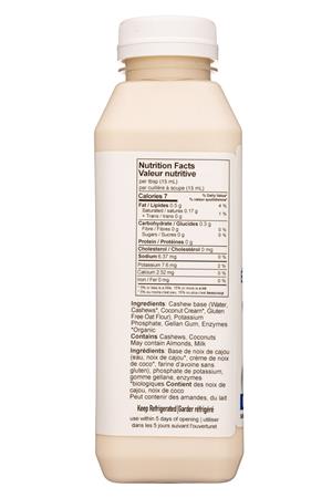 Plant Veda: PlantVeda-500ml-2022-CashewCreamer-Original-Facts