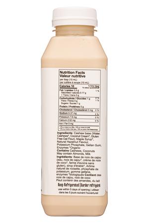 Plant Veda: PlantVeda-500ml-2022-CashewCreamer-Hazelnut-Facts