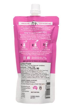 Planut Milk: Planut-9oz-2023-MilkConcentrate-BaristaBase-Facts