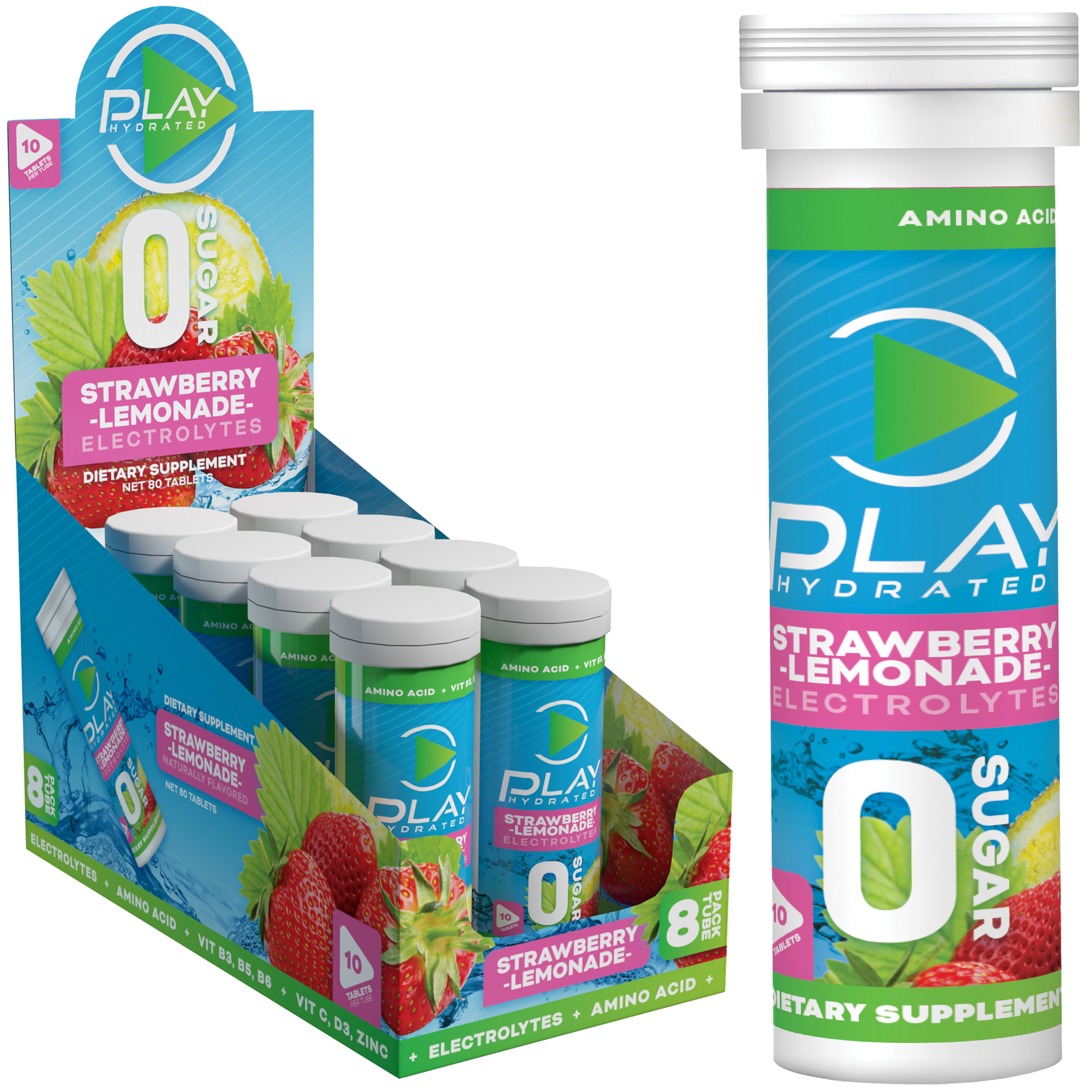 Play Hydrated: Photo of Strawberry Lemonade - Play Hydrated (uploaded by company)
