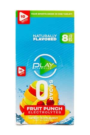 Play Hydrated: PlayHydrated-80tab-2023-FruitPunch-Front