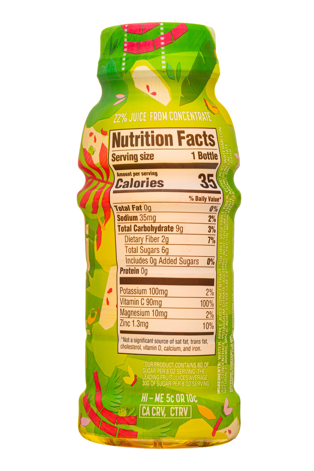 Plezi: Plezi-8oz-2024-Juice-SourApple-Facts
