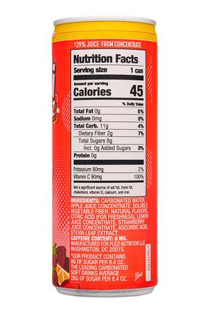 Plezi: Plezi-8oz-2024-Fizz-StrawbLemonade-Facts