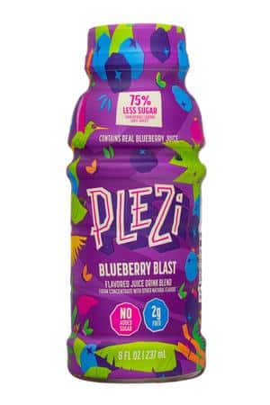 Plezi: Plezi-8oz-2024-Juice-BluebBlast-Front