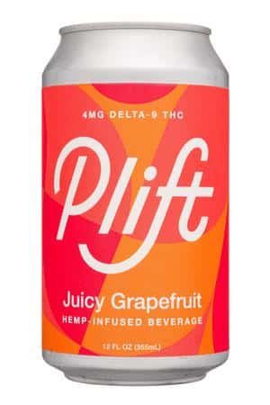 Plift: Plift-12oz-2024-HempBev-JuicyGrapefruit-Front