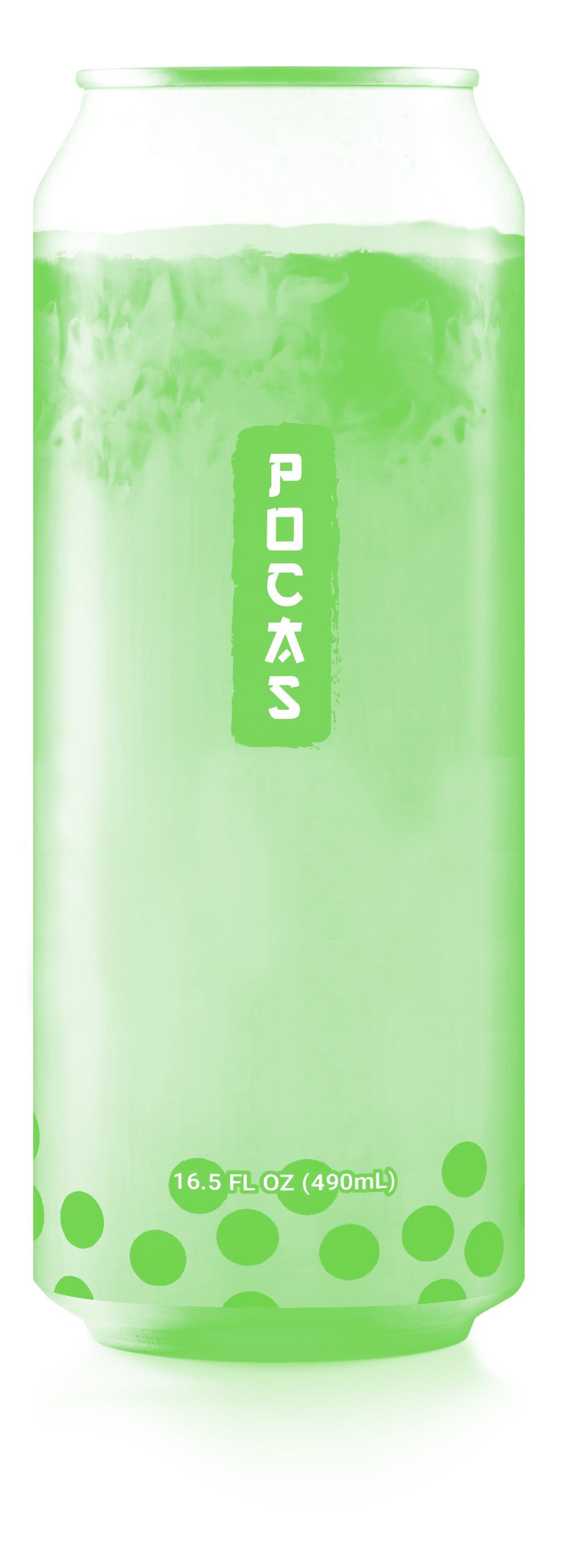 Pocas Bubble Tea: Photo of Pocas Bubble Tea: Honeydew Flavor with Tapioca Pearls - Pocas Bubble Tea (uploaded by company)