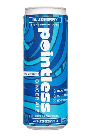 Pointless: Pointless-12oz-2023-GingerAle-Blueb-Front