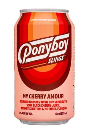 Ponyboy Slings: PonyboySlings-12oz-2023-CarbonatedCocktail-MyCherryAmour
