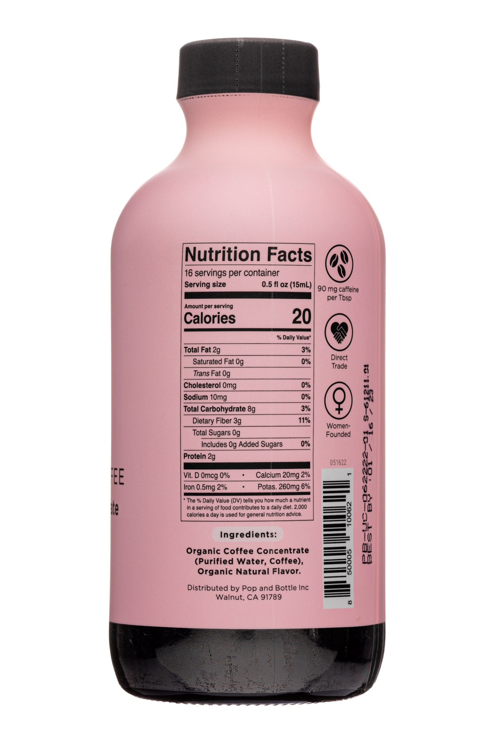 Pop & Bottle: PopAndBottle-8oz-2022-Concentrate-Vanilla-Facts